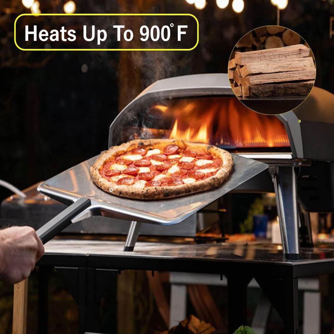 Kiln Dried Pizza Oven Cooking Logs, Approx 12 lbs, Wood Logs for Pizza Ovens, Grills and Smokers, Solo Stove Mesa XL, Oak~ 6 Inch Mini Log, Product of USA (790 Cubic Inches)