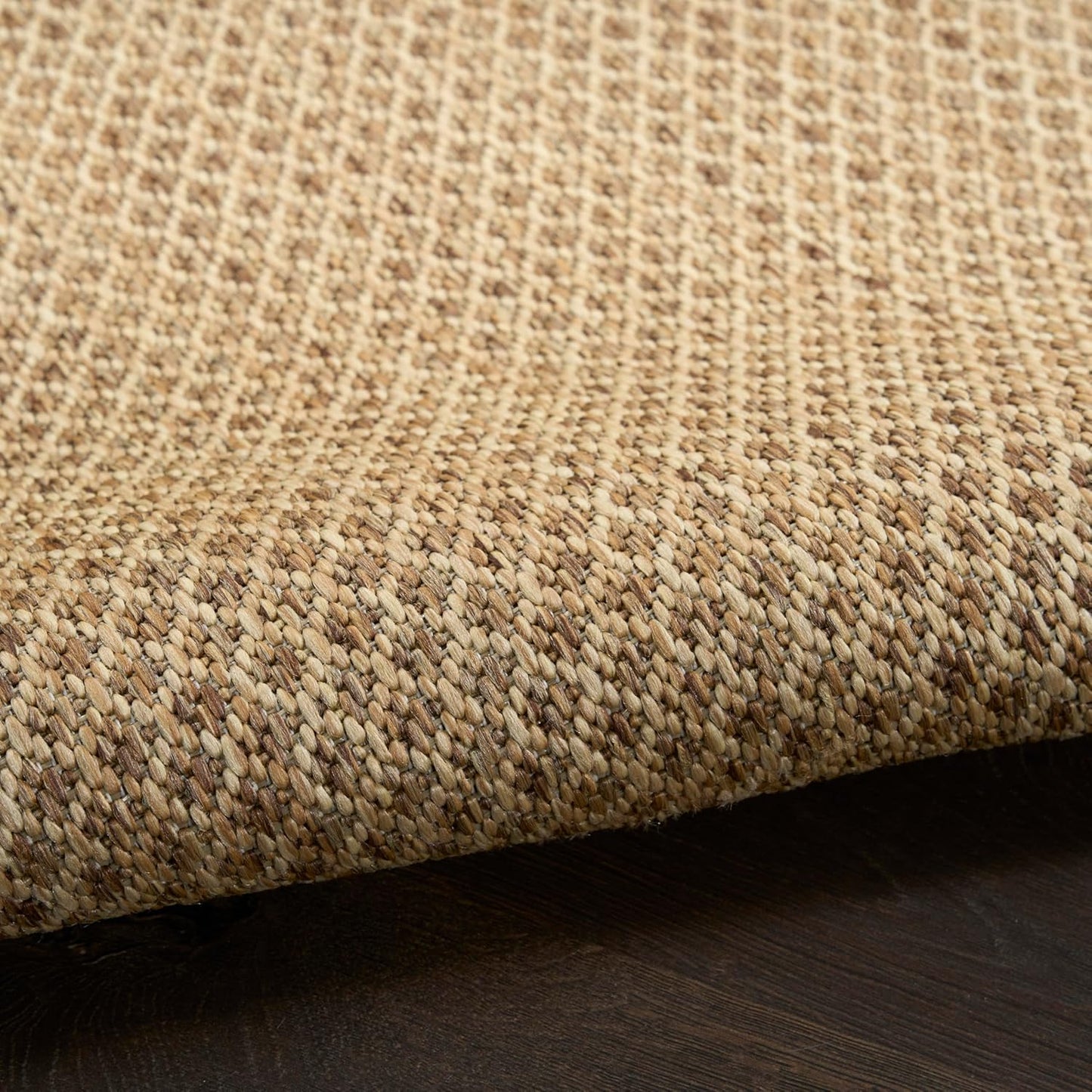 Nourison Home Courtyard Jute 2' x 6' Area Rug - Easy Clean, Non Shedding, Bed Room, Living Room, Dining Room, Kitchen (6' Runner)