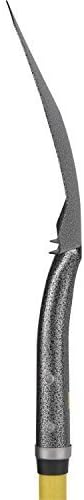 SHFD3 40" Teal Garden Spade Shovel - Gardening Shovel with a 9" x 11" Beveled Blade, Steel-Reinforced Fiberglass Long Handle & Cushioned D-Grip - Digging Spade for Planting