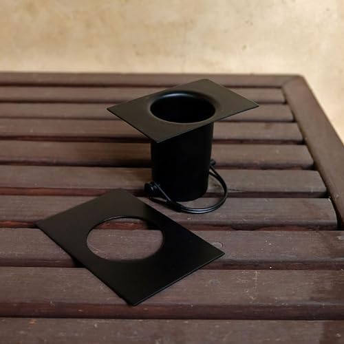 Nutshell Stores Double Loops Rain Chain - Black - 19 Feet