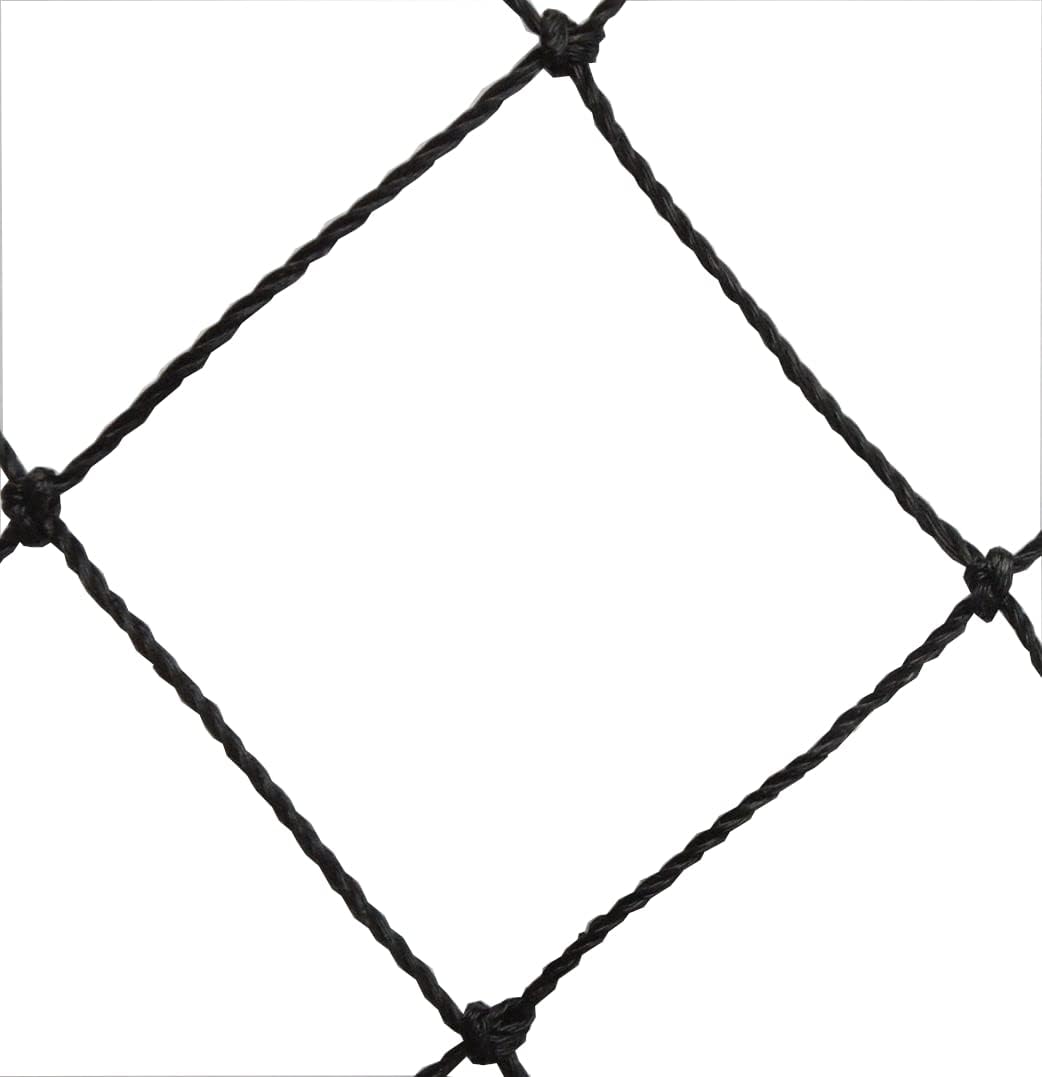Poultry Netting 1" or 2" Mesh Heavy Knotted Nets Aviary Gamefowl Quail Chicken Bird Block Net Long Lasting Break/Burst 85/245 lb Polyethylene 8-10 Year Lifespan (25' X 150', 2)