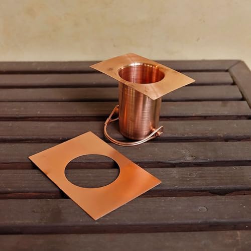 Nutshell Stores Flower Cups Rain Chain - Copper - 15 Feet