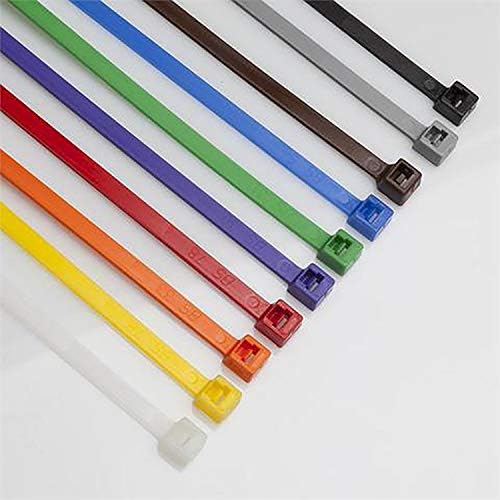 SYD 4 Inch length, 18lb Small size Self Locking Nylon Cable Zip Ties -1000 Piece (orange)