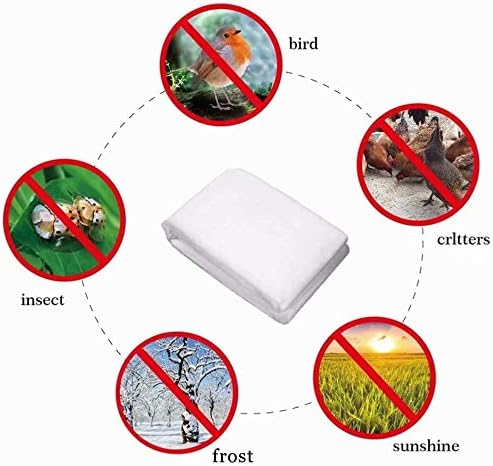 Agfabric 2 Pack Plant Covers Freeze Protection 1.5oz 84''x72'' Frost Cover for Garden Tree Protection Winter Tree Cover for Frost Proctection