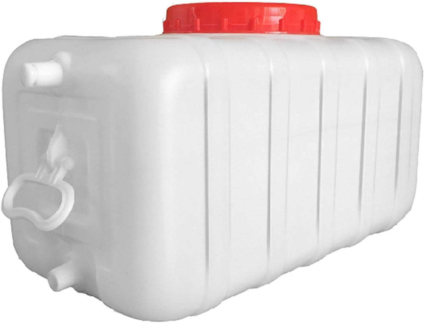 Water Storage Tank for Camping, Plastic Water Containers with Spigot for Emergency Water Storage Household Outdoor Camping Hiking Self-Driving Tour(Size:50L)