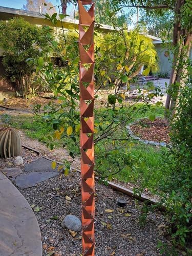 Nutshell Stores Origami Rain Chain - Copper - 16 Feet