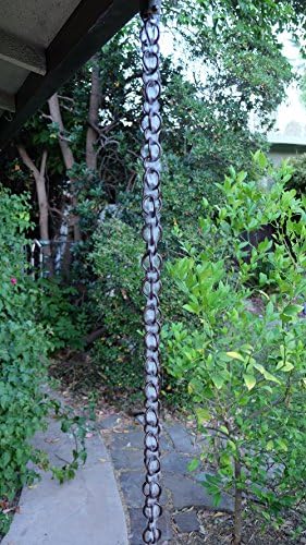 Nutshell Stores Double Loops Rain Chain - Bronze - 8 Feet