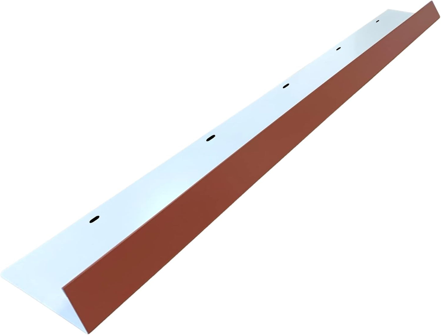Eagle 1-26 Gauge 5 Foot Rain Diverter - Nails and Instructions Included (Mill Finish Aluminum, Copper, Galvanized, Stainless Steel & More) (1, Barn Red)