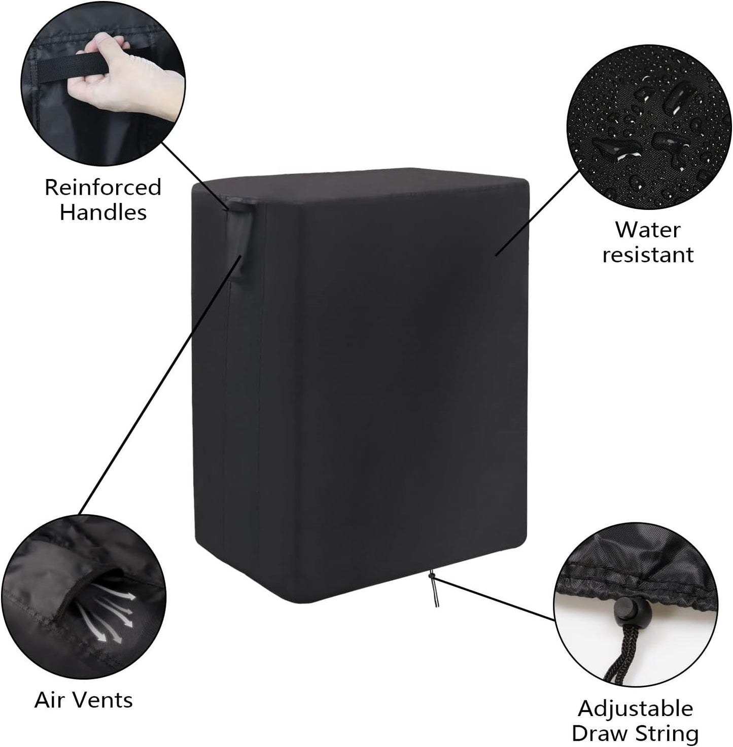 Prep Table Cover for Keter Unity Small Portable Table, 33inch Outdoor BBQ Cart Cover Buffet Grill Table Cover Bar Tool Cart Cooler Covers Waterproof