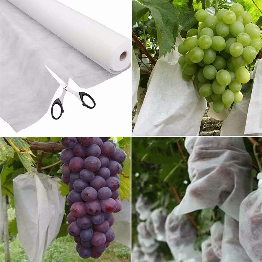 Agfabric Plant Covers Freeze Protection 7'x25' 0.9oz Floating Row Cover Garden Plant Cover Freeze Cloths for Plants Winter Frost Season Extension,White