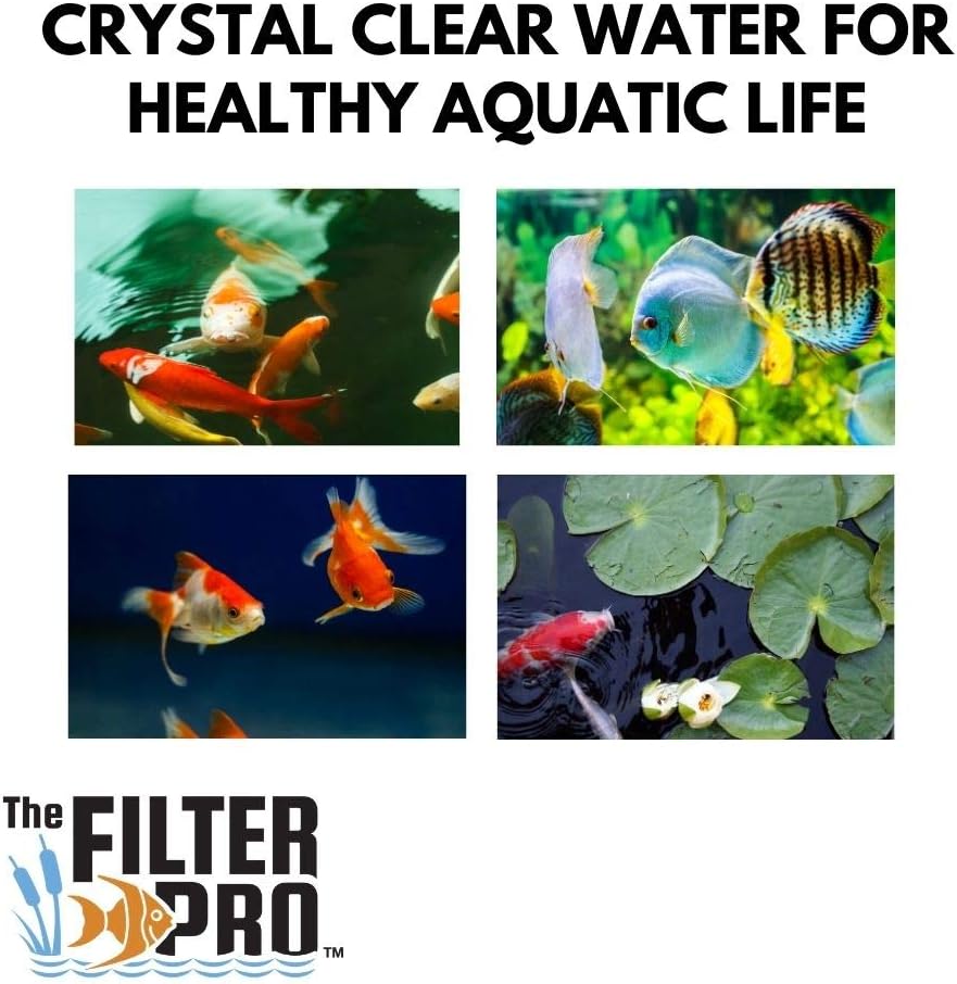 Beige Coarse Filter Media, 2" Thick, 28" x 120" Roll, Perfect for Aquariums, Ponds or Water Gardens, Made in USA