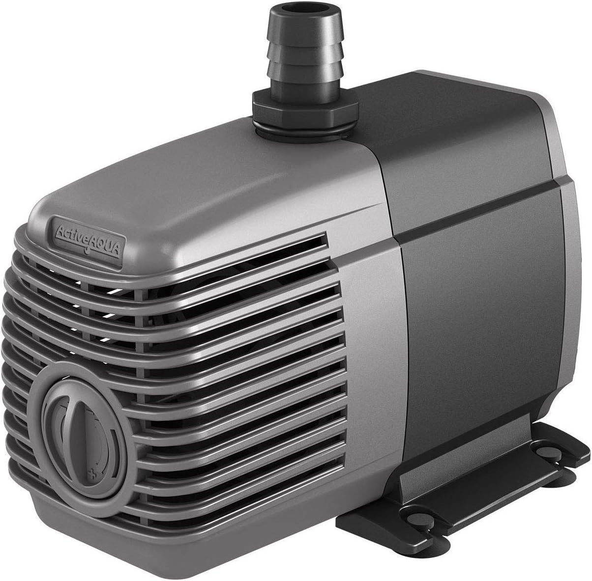 Hydrofarm AAPW550 33-Watt 550 GPH Indoor/Outdoor Hydroponic Aquarium Pond 6ft Power Cord for 55 Gallon Reservoirs Submersible Water Pump, 550-GPH, 8.4 x 3.4 x 6.4 inches, Black