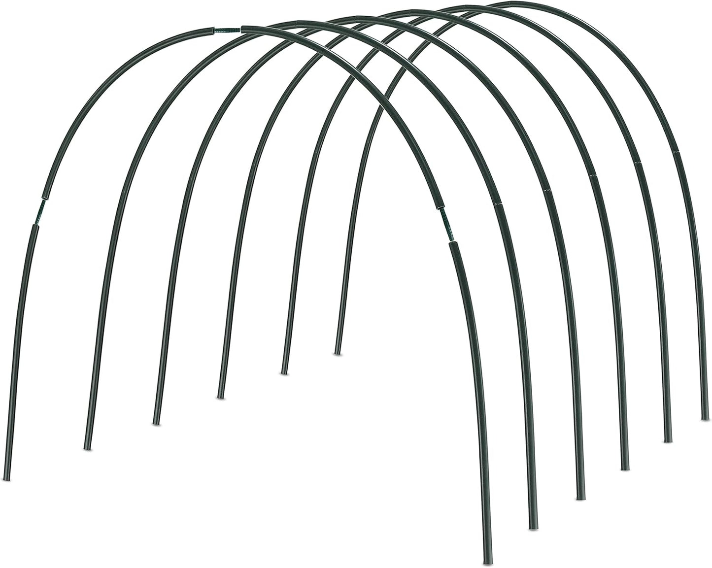 Gardzen Garden Hoops, DIY Greenhouse Hoops for Raised Beds, Row Cover, Garden Netting 24PCS