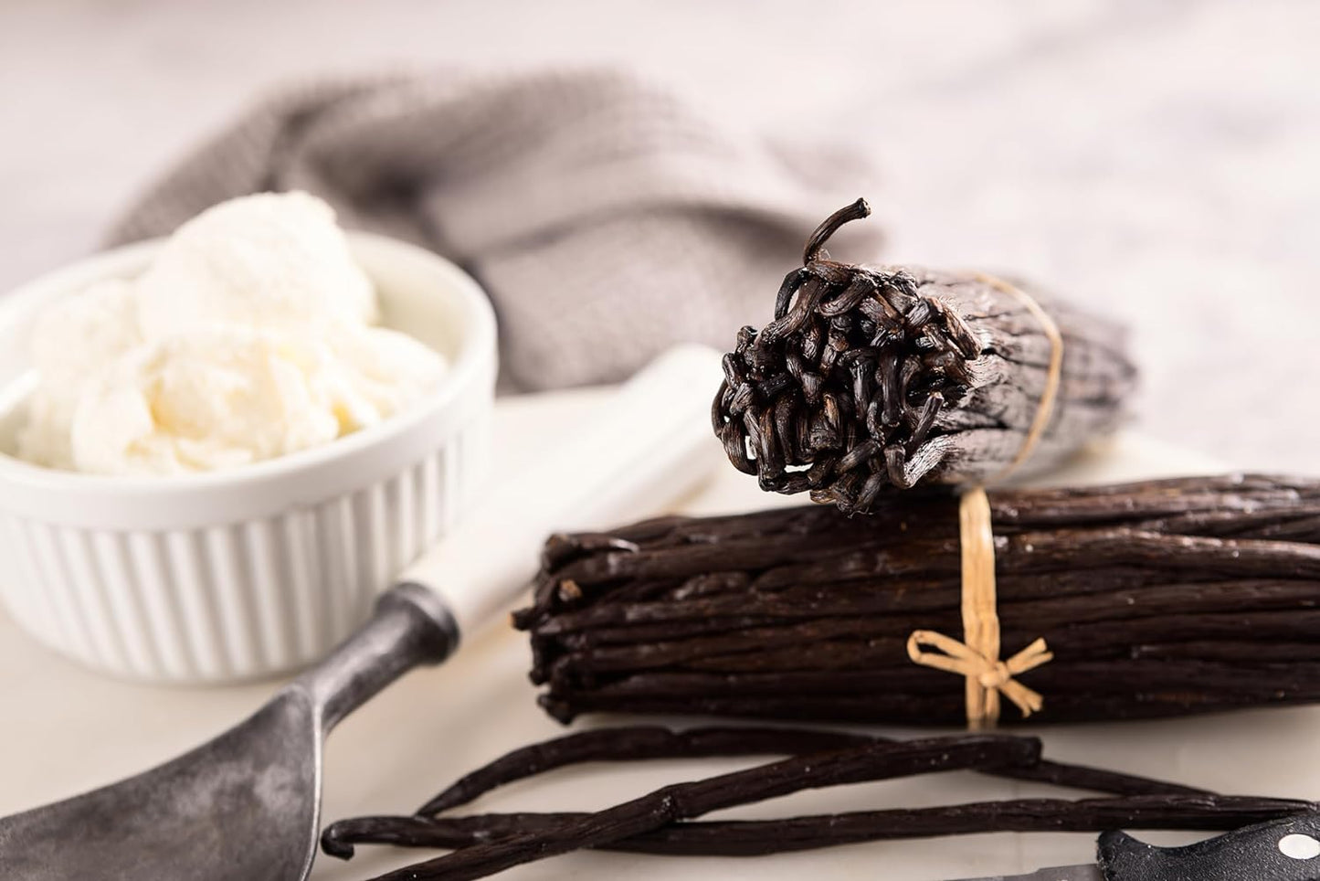 50 Organic Madagascar Vanilla Beans - Whole Extract Grade B Pods for Baking, Homemade Extract, Brewing, Coffee, Cooking
