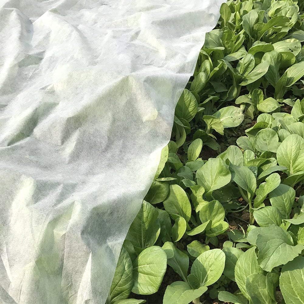 Agfabric Plant Covers Freeze Protection Floating Row Covers 2.0oz 10'x30' Frost Cloth for Freeze Protection,Winter Garden Frost Cover for Plants,White