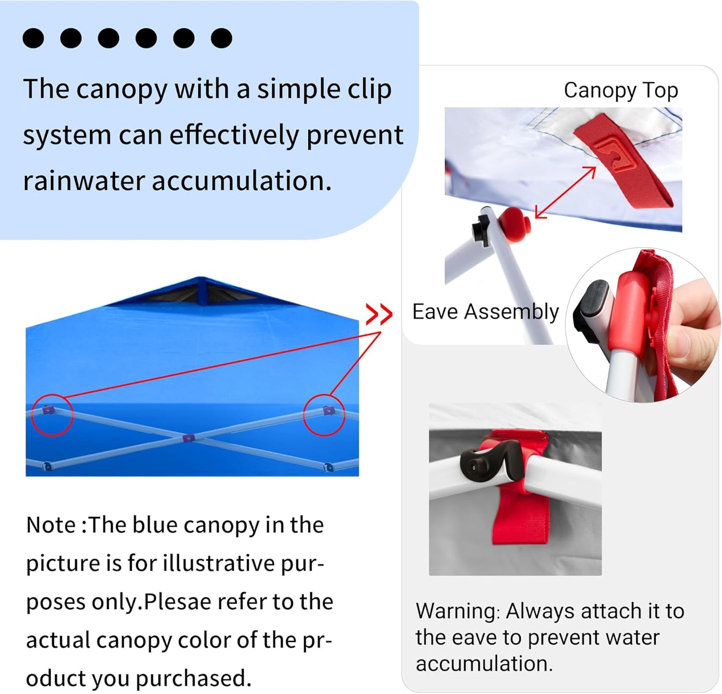 CROWN SHADES 10x10 Pop Up Canopy - Beach Tent with One Push Setup - Easy Outdoor Sun Shade for Events, Parties, Camping - Gazebo with STO-N-Go Cover Bag, Silver Coated Top, Blue
