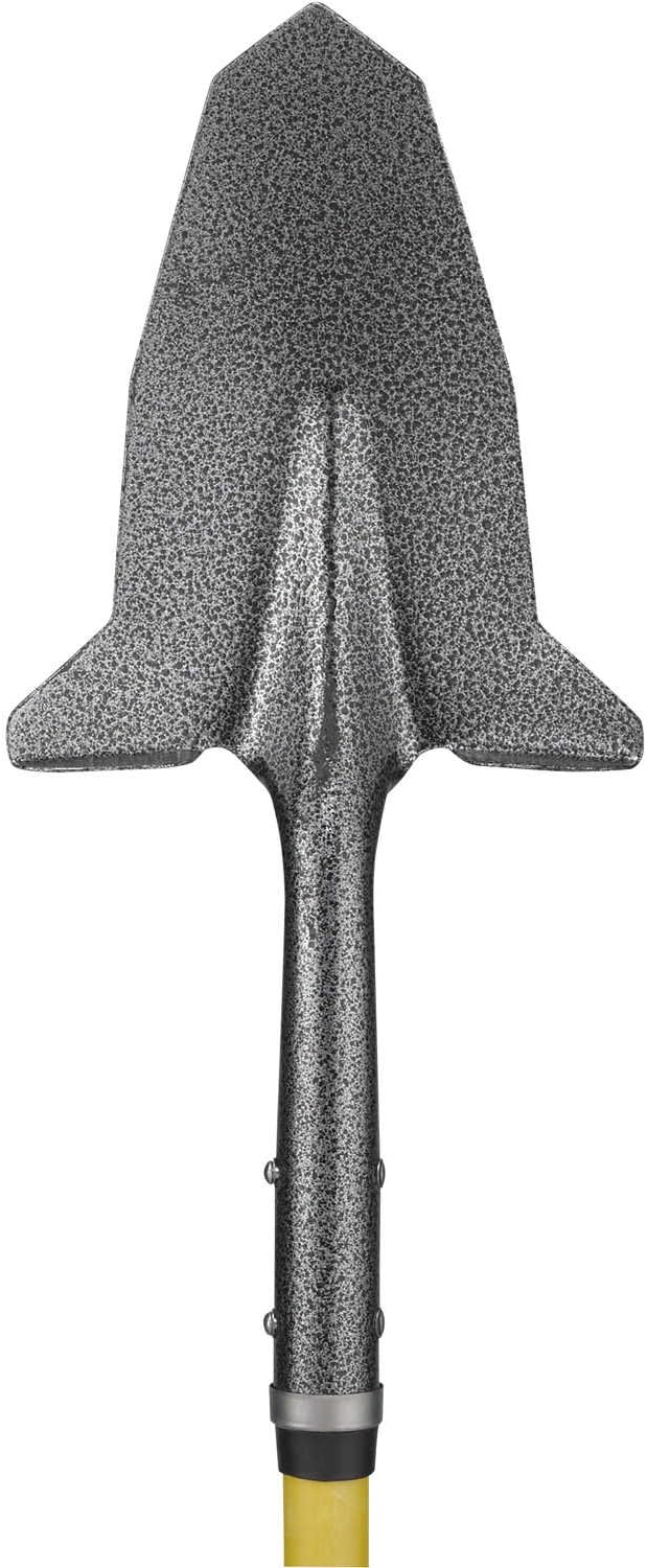 SHLF2 58" Garden Spade Shovel - Digging Shovel with a 9" x 11" Beveled Blade, Steel-Reinforced Fiberglass Long Handle & 2 Cushioned Grips - Digging Spade for Gardening