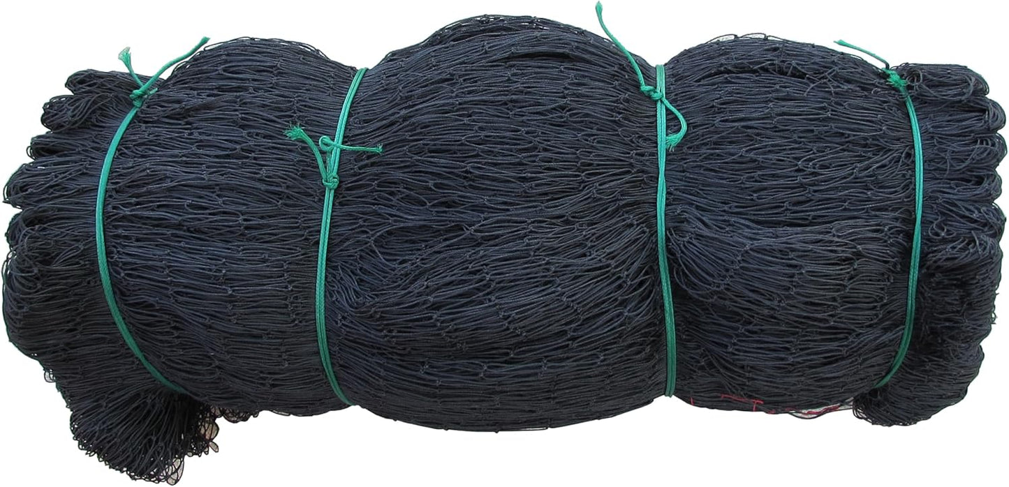 Poultry Netting 1" or 2" Mesh Heavy Knotted Nets Aviary Gamefowl Quail Chicken Bird Block Net Long Lasting Break/Burst 85/245 lb Polyethylene 8-10 Year Lifespan (25' X 150', 2)
