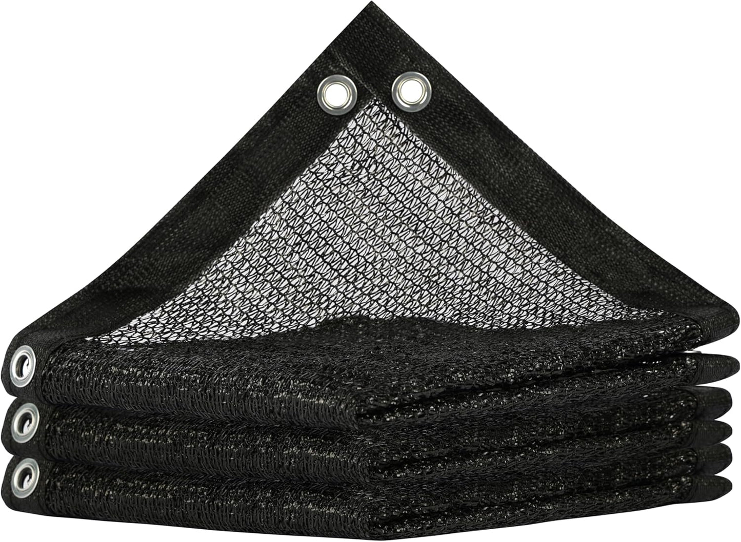 ShadeMart 50% Shade Cloth for Plant, Black 16FT x 53FT Custom Size Outdoor Shade Tarp, Shade Cover with Upgrade Grommets and Zip Ties, Netting Sunblock Net for Vegetables Flower Garden Greenhouse