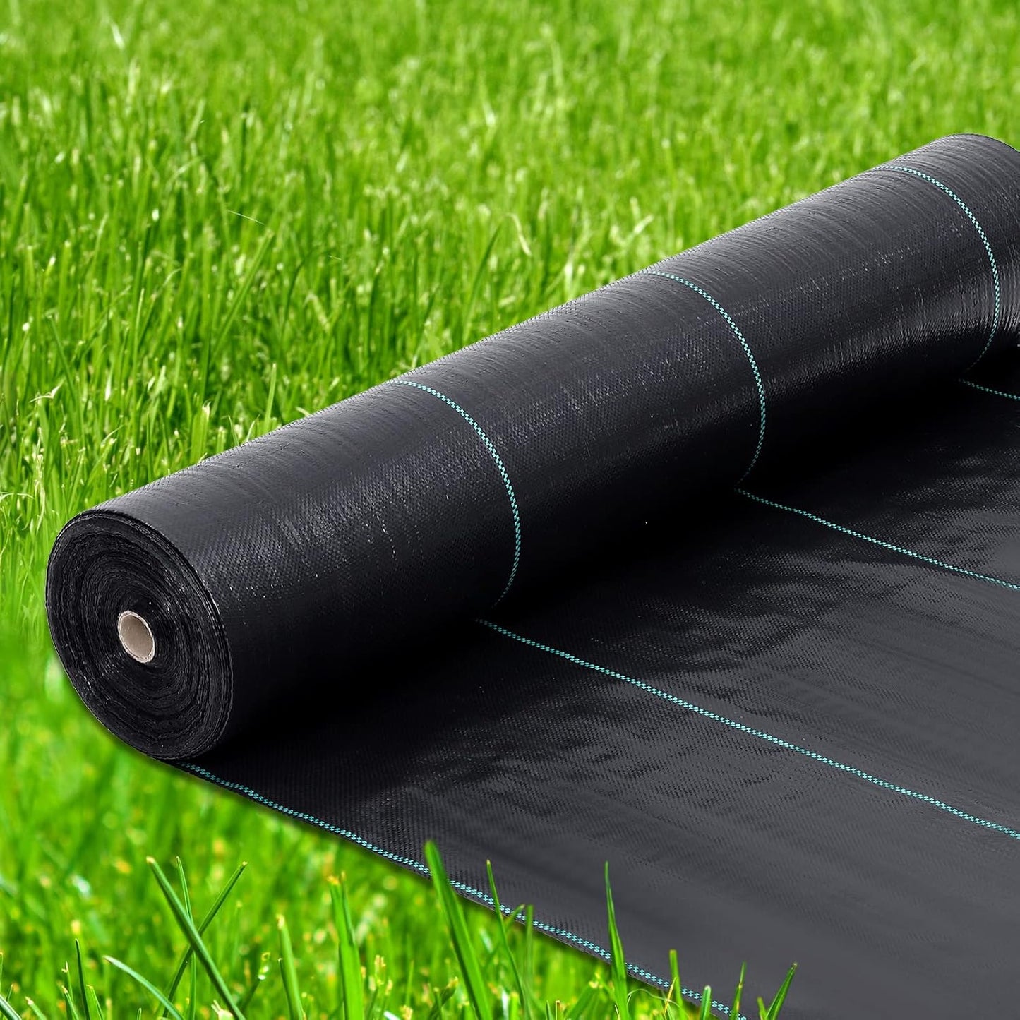 6ft X 300ft Weed Barrier Landscape Fabric Heavy Duty, Premium 3.2 Oz Ground Cover Weed Block Gardening Mat, Easy Setup & Superior Weed Control, for Erosion Control, Weed Barrier