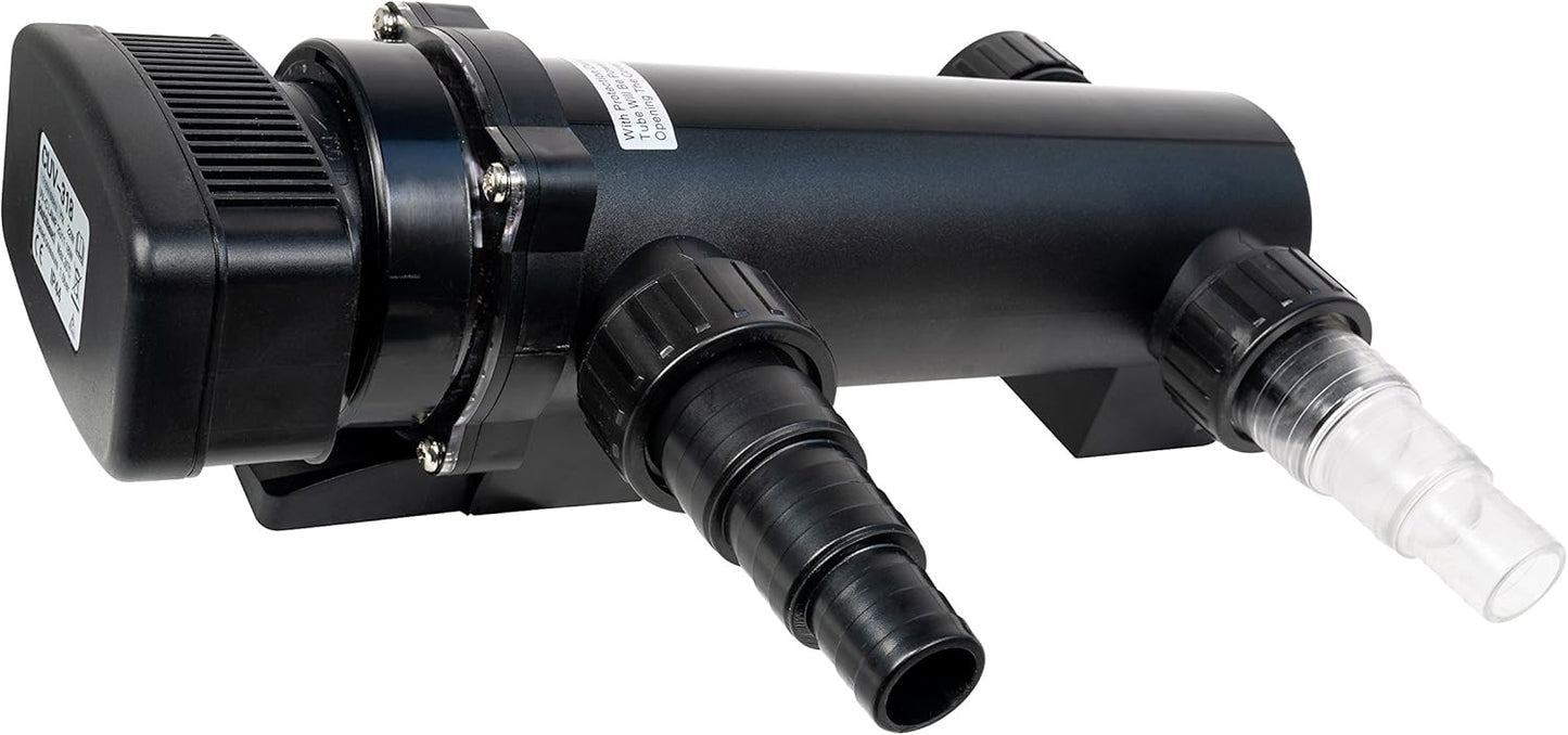 18W Non-Submersible UV Ultraviolet 14" Light Clarifier Lamp Filter for Aquarium Koi Pond Fish Tank