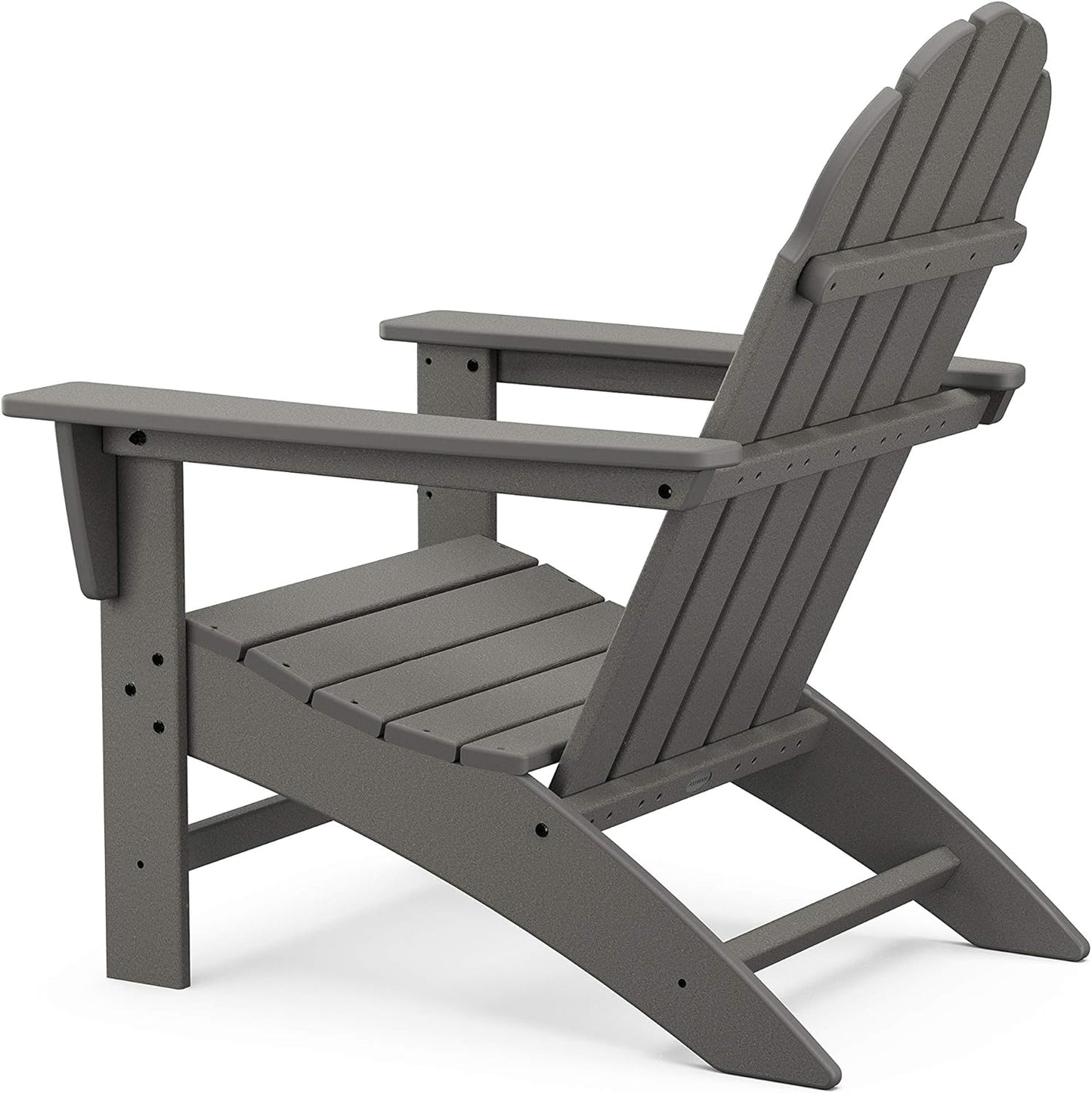 Polywood Vineyard Adirondack Chair, Mahogany