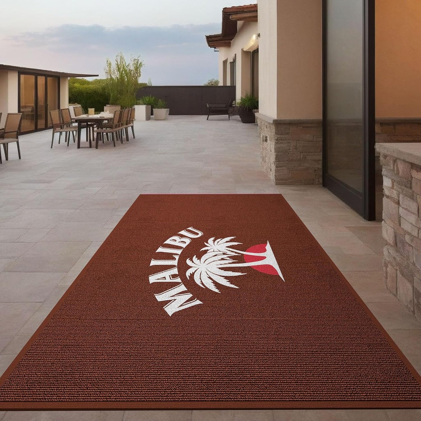 Custom Carpet Floor Entryway Area Rug Welcome Door Mat for Business Home Indoor/Outdoor Non Slip Washable Durable