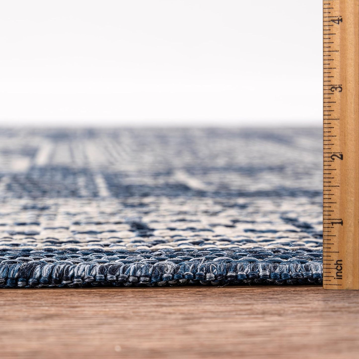 Keen Home Design Terrace Outdoor Area Rug - 6x9 Washable Indoor/Outdoor Rug for Patio, Kitchen, Balcony, Beach, Garden, Deck and Porch, Size: 6'x8'10"