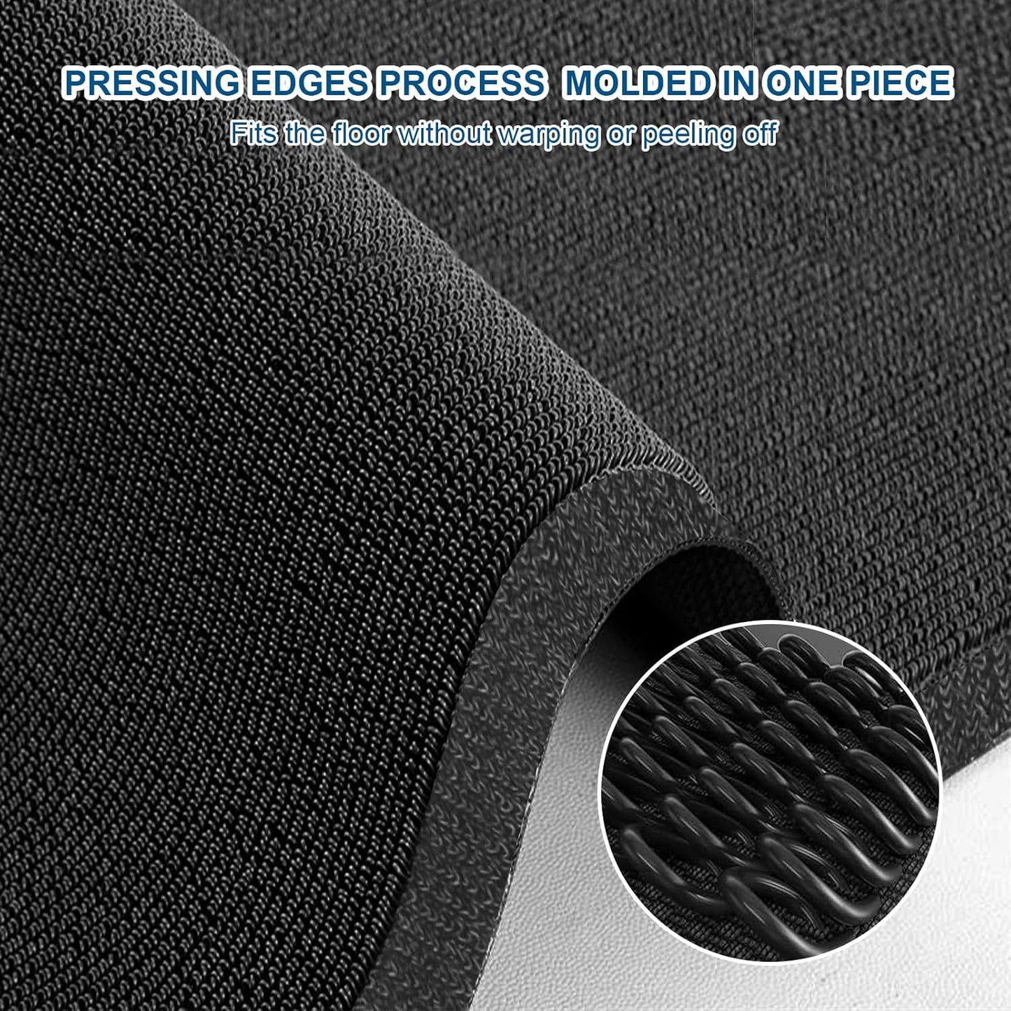 Custom Commercial Grade Doormat with Any Logo Size Color Shape Floor Mat Entryway Area Rug Welcome Carpet for Business Home Indoor/Outdoor Non Slip Washable Durable
