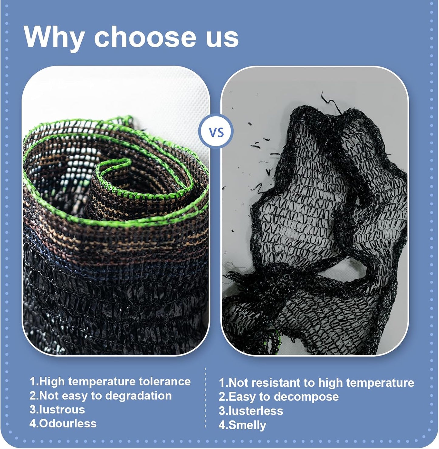 LOVE STORY 8x12FT 55% Black Shade Cloth Sun Shade Net UV Resistant Mesh Tarp Plant Cover Sunblock Net for Garden,Greenhouse,Vegetables,Flowers