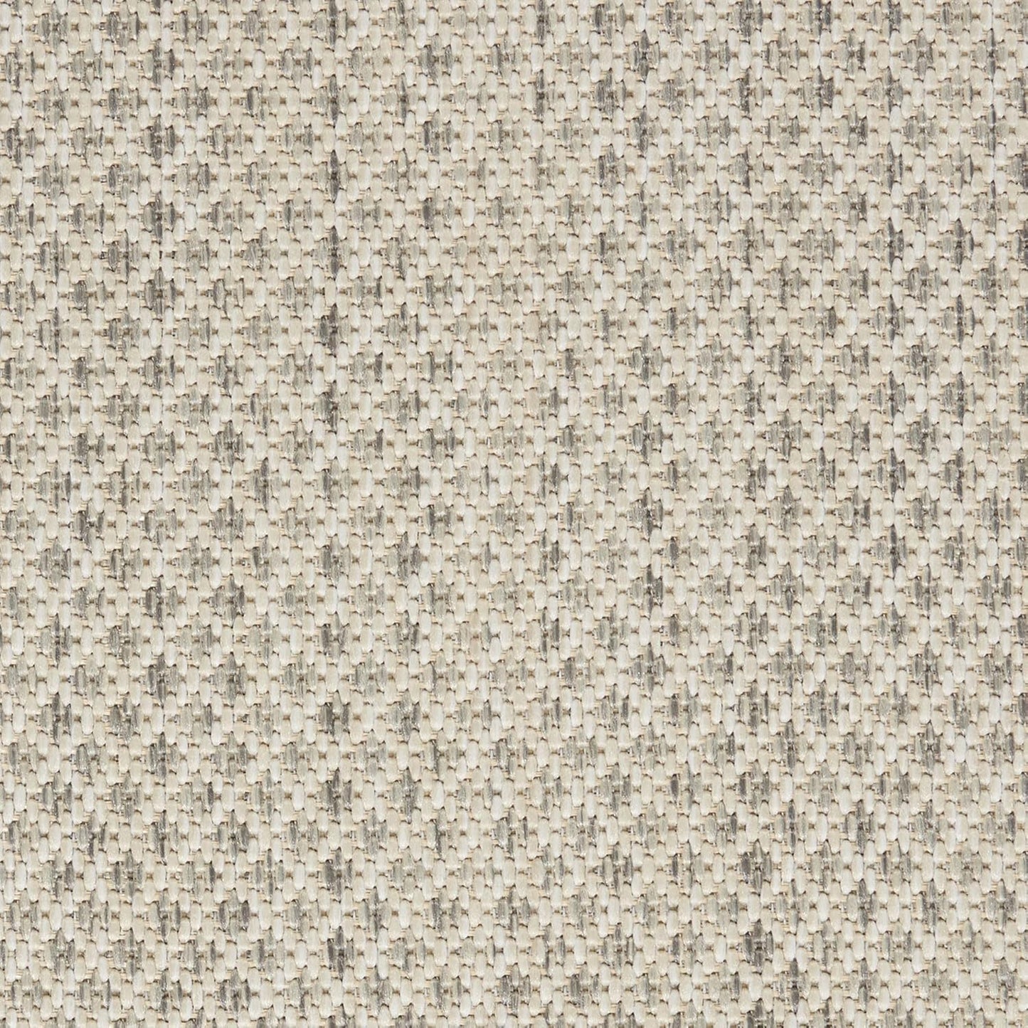 Nourison Home Courtyard Indoor/Outdoor Ivory Silver 2'2" x 12' Area Rug, Easy Cleaning, Non Shedding, Bed Room, Living Room, Dining Room, Backyard, Deck, Patio (2x12)