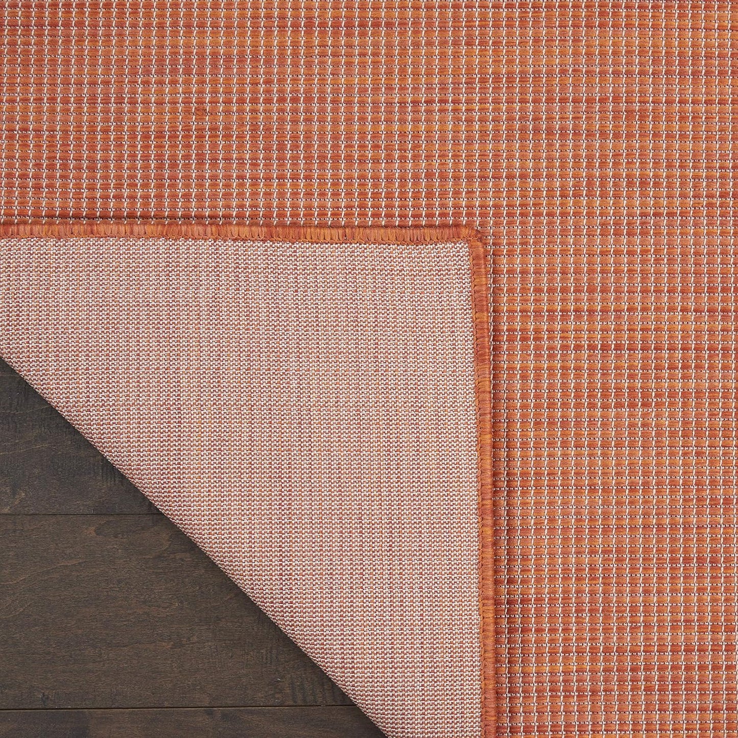 Nourison Home Positano 5' x 7' Terracotta Fabric Modern Area Rug (5' x 7')