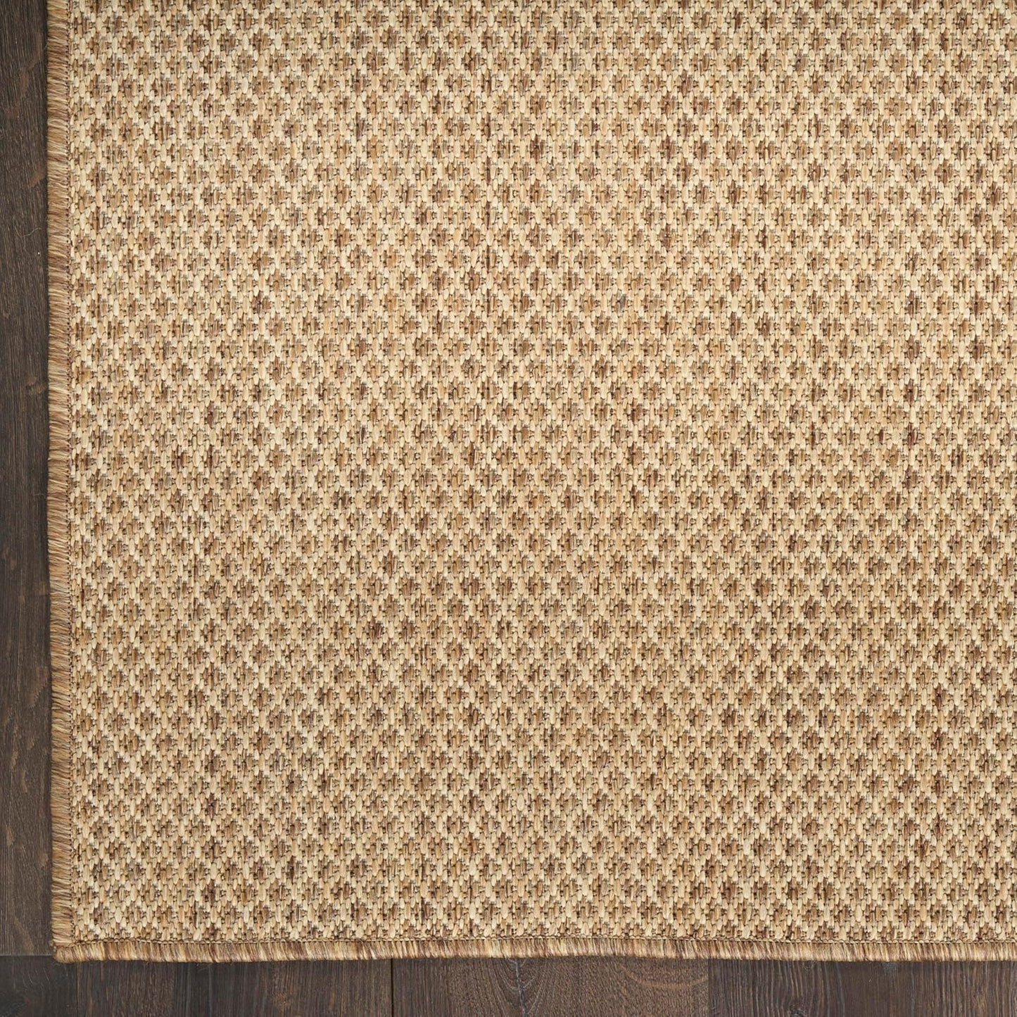 Nourison Home Courtyard Jute 2' x 6' Area Rug - Easy Clean, Non Shedding, Bed Room, Living Room, Dining Room, Kitchen (6' Runner)
